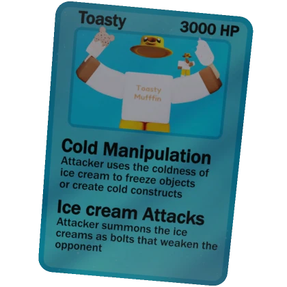 Toasty's Trading Card