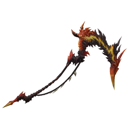 Gods Scythe of Immortal Flames