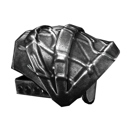 Silver Crucible Knight Pauldron (Left)