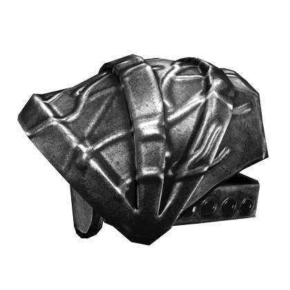 Silver Crucible Knight Pauldron (Right)