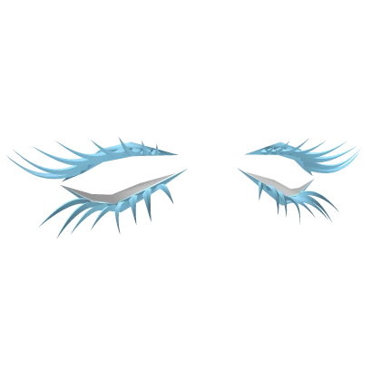 dramatic gyaru lashes blue