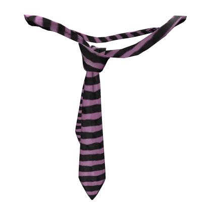 loose pink striped tie 1.0