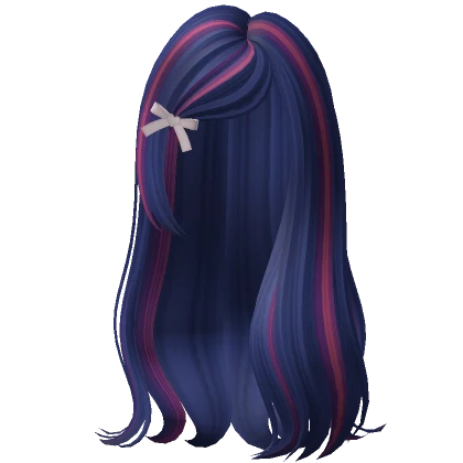 Sweet Long Kawaii Hair w/ Bow (Twilight)