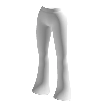 Flare Leggings White