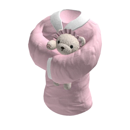 pink holdable teddy bear shirt