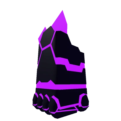 black and purple gauntlet (R6) (right)