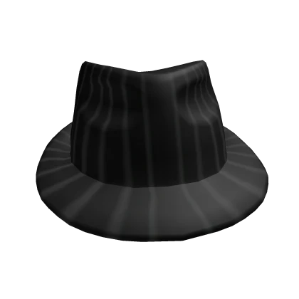 Pinstriped Crook Fedora