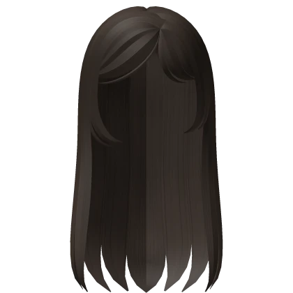 ♡ Silky Side Sweep in Dark Brown