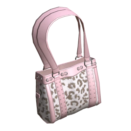 ♡ gyaru cheetah leopard handbag ♡ (left)