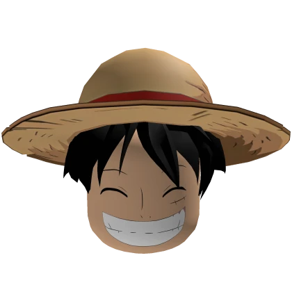 [⭐] Luffy Hat w/ Happy Face