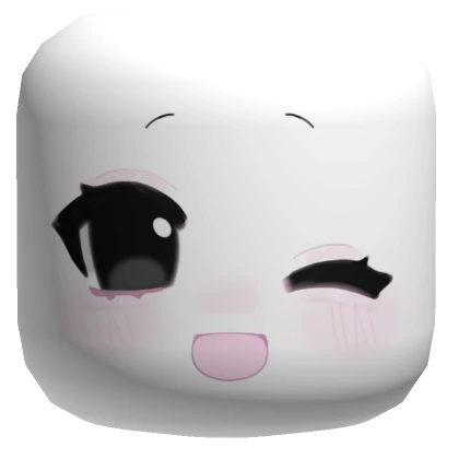 Kawaii Face Mask (White)