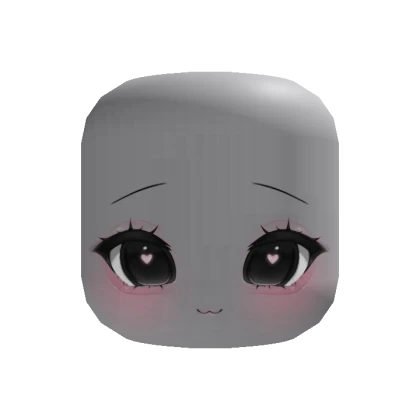 ♡ kawaii love heart eyes kitty anime cute face
