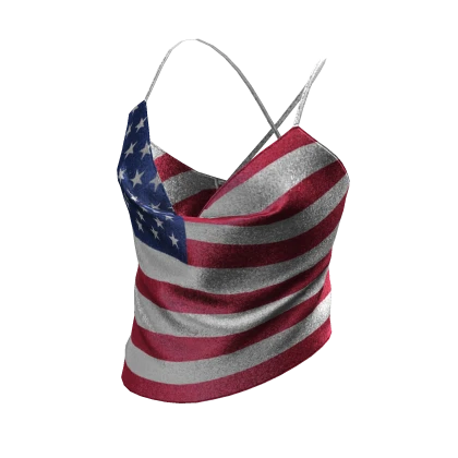 USA Y2K Cowl top