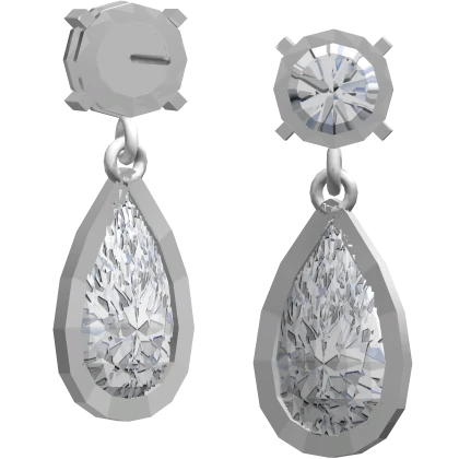 Teardrop Diamond Earrings