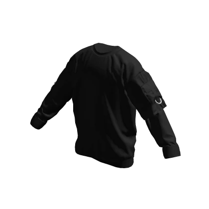 black y2k layered shirt