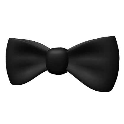 black bow tie