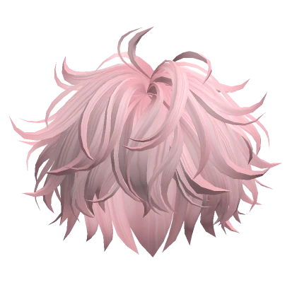 Pink Messy Fluffy Boy Hair