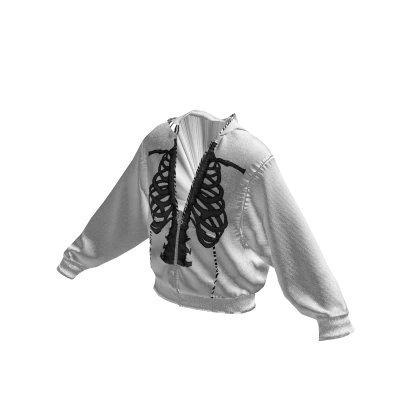 Scene Skeleton Sweater (White)