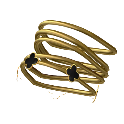 Right Gold Shoulder Clover Bracelet