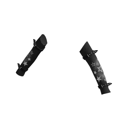 Y2k Gothic Arm Warmers w Stars