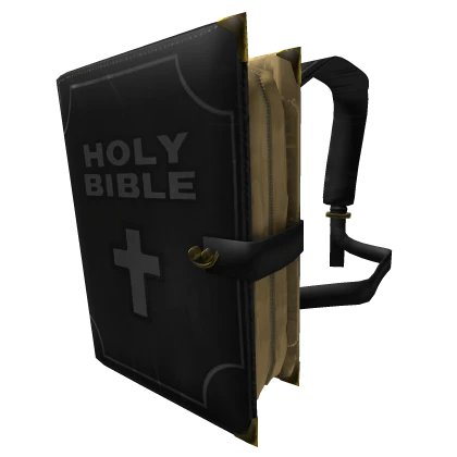 Holy Bible backpack Black