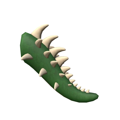 Dino Tail Cool Animal Jurassic Green Scary