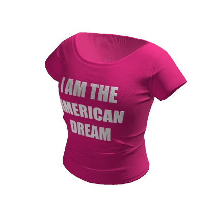 Britney's AMERICAN DREAM Baby Tee Shirt | Hot Pink