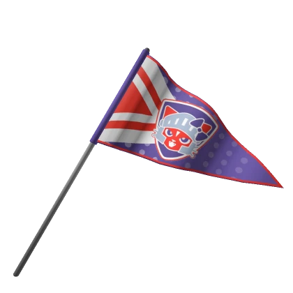 Team Crimson Cats Flag