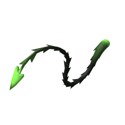 Green Furried Imp Tail