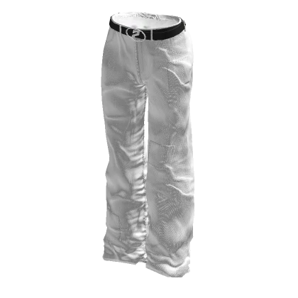 Y2k Grunge Denim Jeans (White)