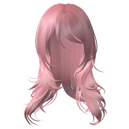 Y2K Layered Wolf Cut Hair (pink) 