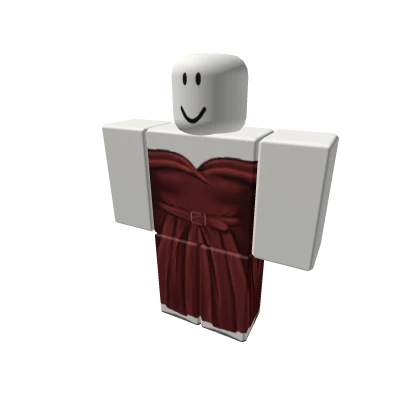 1948 Off-Shoulder Gown - Maroon (Pants)