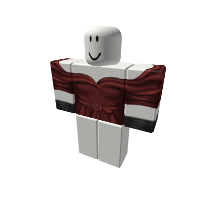 1948 Off-Shoulder Gown - Maroon (Shirt)