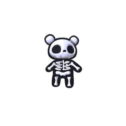 Mini Skeleton Kawaii Teddy Bear