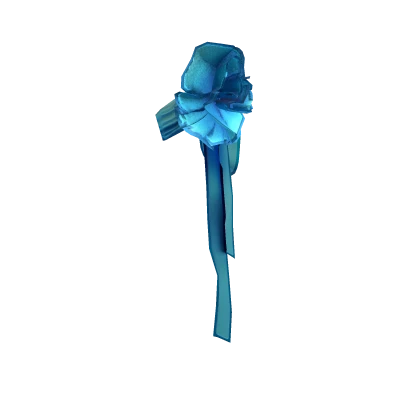 Y2K Tropical Blue Flower Left Arm Sleeve