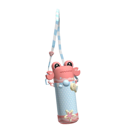 ♡ 3.0 Kawaii Summer Beach Silly Crab Water Bottle