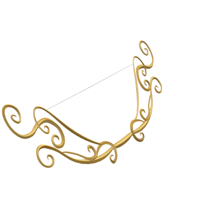 3.0 Holdable bow in gold