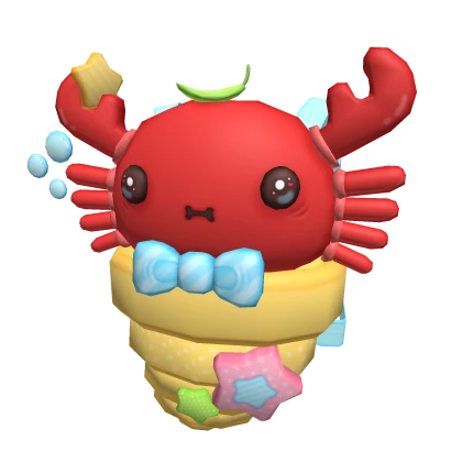 ♡ kawaii colorful summer red crab backpack 3.0