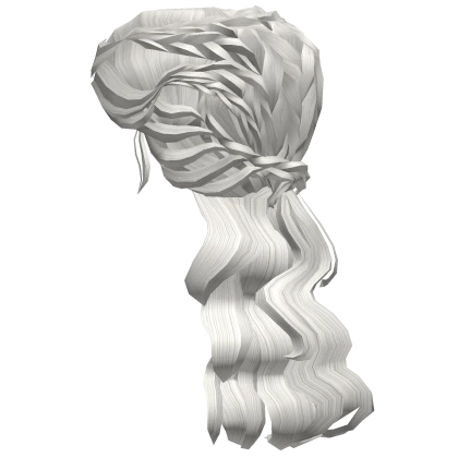 White Braided Hair of the Conqueror Queen