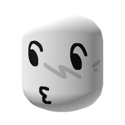 Whistling Chill Goober Awkward Face [White]