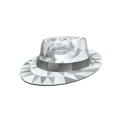 White Sparkle Fedora