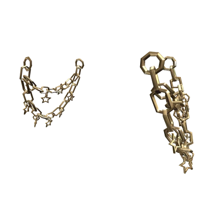 Gold Waist Star Chains