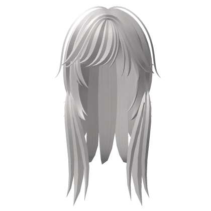 Scene Layered punk emo choppy Fatal raccoon white