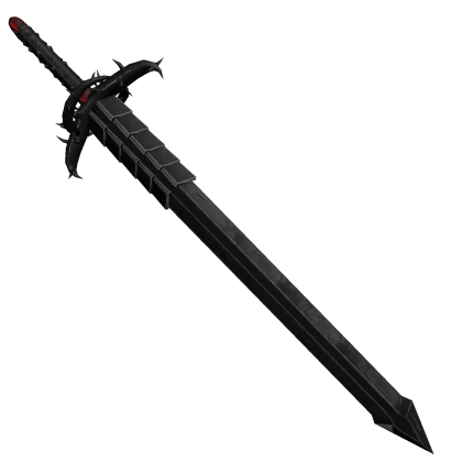 (Left Waist) Black Skull Knight Sword