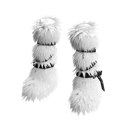 White Fur Boots