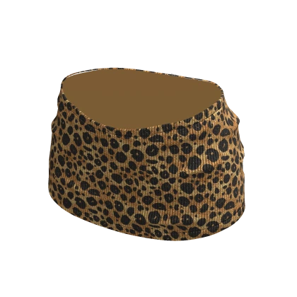 Y2K Leopard Print Mini Skirt