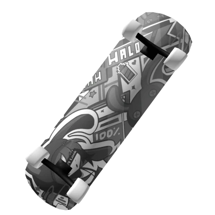 Halo's Black Skateboard