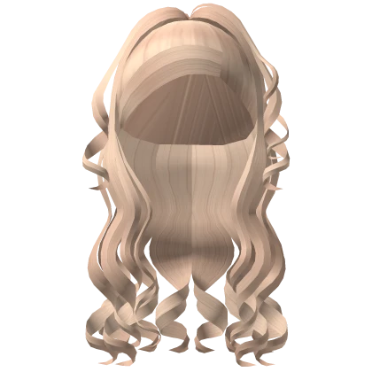 ♡ Long Cascading Ponytail in Blonde