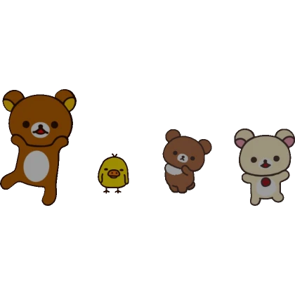 rilakkuma, korilakkuma, kiiroitori sanrio san-x