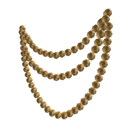 Elegant Waist Draped Pearls In Gold